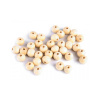 Drevené korálky Ø10 mm - 20 g 1 prírodná svetlá Drevené korálky Ø10 mm - 20 g 1 prírodná svetlá