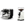 Rocket Espresso Bicocca, black + Eureka Mignon Silenzio 55, CR white Rocket Espresso Bicocca, black + Eureka Mignon Silenzio 55, CR white