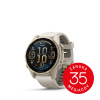 Garmin fenix 8 - 43mm, AMOLED, Sapphire, Soft Gold, Fog Gray/Dark Sandstone band Garmin fenix 8 - 43mm, AMOLED, Sapphire, Soft Gold, Fog Gray/Dark Sandstone band