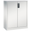 Kancelárska skriňa Acurado - príručná, krídlové dvere, 930 x 400 x 1200 mm, bledosivá Kancelárska skriňa Acurado - príručná, krídlové dvere, 930 x 400 x 1200 mm, bledosivá