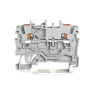 WAGO WAGO TOPJOB® S Radová svorka 1mm² (0,14…1,5mm²), šedá, 2-vodičová, s tlačidlom, Push-in CAGE CLAMP® WAGO WAGO TOPJOB® S Radová svorka 1mm² (0,14…1,5mm²), šedá, 2-vodičová, s tlačidlom, Push-in CAGE CLAMP®