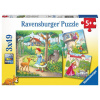 RAVENSBURGER Puzzle Klasické rozprávky 3x49 dielikov RAVENSBURGER Puzzle Klasické rozprávky 3x49 dielikov