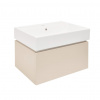 Swiss aqua technologies Koupelnová skříňka s umyvadlem SAT Feel 60x30x46 cm pískově béžová mat SATFEEL60BEU2 Swiss aqua technologies Koupelnová skříňka s umyvadlem SAT Feel 60x30x46 cm pískově béžová mat SATFEEL60BEU2