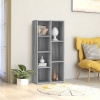 zahrada-XL Knižnica sivý dub sonoma 50x25x106 cm 815445 zahrada-XL Knižnica sivý dub sonoma 50x25x106 cm 815445