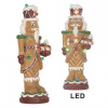 Clayre & Eef Perníkový LED Luskáčik Gingerbread Nutcracker - - 13*10*31 cm / 3*AAA - Clayre & Eef Clayre & Eef Perníkový LED Luskáčik Gingerbread Nutcracker - - 13*10*31 cm / 3*AAA - Clayre & Eef