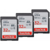 SanDisk SDHC karta 32GB Ultra (R:120/W:120 MB/s, UHS-I, C10), 3-Pack SDSDUN4-032G-GN6IM SanDisk SDHC karta 32GB Ultra (R:120/W:120 MB/s, UHS-I, C10), 3-Pack SDSDUN4-032G-GN6IM