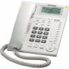 Panasonic KX-TS880 káblový telefónny systém (nástenný držiak, redial, kompatibilný s ID volajúceho), biely