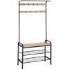 tectake 404534 wichita 73,5 x 36 x 184 cm dub sonoma tectake 404534 wichita 73,5 x 36 x 184 cm dub sonoma