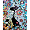 ZUTY Maľovanie podľa čísel - MAČKA V KVETINÁCH Rámovanie: vypnuté plátno na rám, Rozmer: 80x100 cm ZUTY Maľovanie podľa čísel - MAČKA V KVETINÁCH Rámovanie: vypnuté plátno na rám, Rozmer: 80x100 cm