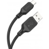 HOCO USB A zu Micro USB 2,4A kábel X90 1 m Čierna HOCO USB A zu Micro USB 2,4A kábel X90 1 m Čierna