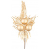 Vetvička MagicHome Vianoce, pávie pierka, zlatá, 22 cm (8093133) Vetvička MagicHome Vianoce, pávie pierka, zlatá, 22 cm (8093133)