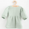 NEW BABY Dojčenské mušelínové šaty New Baby Comfort clothes šalviová Veľ. 68