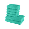 Sada 6 kusov bavlnených osušiek a uterákov Bella svetlozelená EMI Sada 6 kusov bavlnených osušiek a uterákov Bella svetlozelená EMI