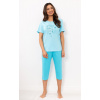 Pyžamo Regina 4007 kr/r M-XL L26 Modrá XL Pyžamo Regina 4007 kr/r M-XL L26 Modrá XL