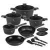 Sada nádobí Berlingerhaus s titanovým povrchem 15 ks Antracit Collection Sada nádobí Berlingerhaus s titanovým povrchem 15 ks Antracit Collection