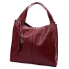 Dámska kožená nákupná taška Maroon Gregorio 1725 DOLLARO A4 Dámska kožená nákupná taška Maroon Gregorio 1725 DOLLARO A4