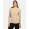 Kilpi ALMERI-W Beige - 36 Women´s fleece middle layer Kilpi ALMERI-W Beige - 36 Women´s fleece middle layer