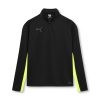 Puma Finesse Performance Quarter Zip Drill Top Mens Black/Yellow XL Puma Finesse Performance Quarter Zip Drill Top Mens Black/Yellow XL