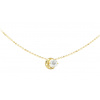 Náhrdelník z ocele Guess Aurora JUBN06232JWYGT/U Náhrdelník z ocele Guess Aurora JUBN06232JWYGT/U