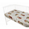 Miminu Prestieradlo bavlna Teddy and Moon béžová 70x140 Miminu Prestieradlo bavlna Teddy and Moon béžová 70x140