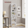 VASAGLE Regál vysoký úzky 40 x 179 x 24 cm biely VASAGLE Regál vysoký úzky 40 x 179 x 24 cm biely