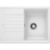 Blanco Zia 45 Silgranitový drez, 68x50 cm, s ovládaním odtoku, biela 524715 Blanco Zia 45 Silgranitový drez, 68x50 cm, s ovládaním odtoku, biela 524715