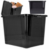 Plastový kontajner 30l organizér box s vekom čierny na hračky veľký Plastový kontajner 30l organizér box s vekom čierny na hračky veľký