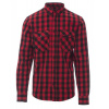 PAYPER LABRADOR 001355-0402 / Kockovaná pánska košeľa - červená/čierna L PAYPER LABRADOR 001355-0402 / Kockovaná pánska košeľa - červená/čierna L