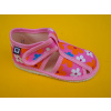 Detské papučky Rak 100015-3E kvety ružové Detské papučky Rak 100015-3E kvety ružové