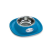 COBBYS PET Soft Touch INOX 20 x 20 x 3,5 cm držiak z gumy s nerezovou miskou 0,23 l COBBYS PET Soft Touch INOX 20 x 20 x 3,5 cm držiak z gumy s nerezovou miskou 0,23 l