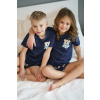 Detské pyžamo Doctor nap 4268 Free Hugs - modrá Veľkosť: 122/128 Detské pyžamo Doctor nap 4268 Free Hugs - modrá Veľkosť: 122/128