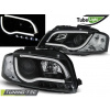 PREDNÉ SVETLÁ TUBE LIGHT ČIERNA pre AUDI A3 8P 05.03-03.08 PREDNÉ SVETLÁ TUBE LIGHT ČIERNA pre AUDI A3 8P 05.03-03.08