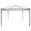 Sunfun Menorca Pergola, pôdorysný rozmer: 3 × 3 m, výška: 2,82 m, čierna, antracit Sunfun Menorca Pergola, pôdorysný rozmer: 3 × 3 m, výška: 2,82 m, čierna, antracit