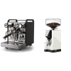 Rocket Espresso Mozzafiato FAST R, black + Eureka Mignon Silenzio 55, CR white Rocket Espresso Mozzafiato FAST R, black + Eureka Mignon Silenzio 55, CR white