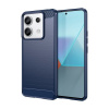 Gumený kryt Brushed Carbon na Xiaomi Redmi Note 13 Pro - Modrá Gumený kryt Brushed Carbon na Xiaomi Redmi Note 13 Pro - Modrá