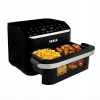 TESLA AirCook DualHeat QD575 XXL Bezolejová fritéza s dvoma komorami 10L TESLA AirCook DualHeat QD575 XXL Bezolejová fritéza s dvoma komorami 10L