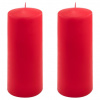Sada stĺpových sviečok, 20 cm, Ø 7,5 cm, červená, 6 ks Sada stĺpových sviečok, 20 cm, Ø 7,5 cm, červená, 6 ks