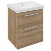 Sapho THEIA Umývadlová skrinka 56,4x70x44,2cm, 2x zásuvka, dub Alabama, TH060-2222 Sapho THEIA Umývadlová skrinka 56,4x70x44,2cm, 2x zásuvka, dub Alabama, TH060-2222