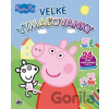 JiriModels Veľké vymaľovánky a samolepky Prasiatko Peppa JiriModels Veľké vymaľovánky a samolepky Prasiatko Peppa