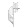 Minka STAIRS Kovové točité schodisko Portofino biele pr. 140 cm Minka STAIRS Kovové točité schodisko Portofino biele pr. 140 cm