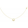 Oceľový náhrdelník v zlatom prevedení Guess Moon Drops JUBN06245JWYGT/U Oceľový náhrdelník v zlatom prevedení Guess Moon Drops JUBN06245JWYGT/U