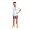 Pyžamo chlapčenské krátke šortky auto Legend svetlomodrá 104 Svetlomodrá Pyžamo chlapčenské krátke šortky auto Legend svetlomodrá 104 Svetlomodrá