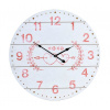 Segnale Hodiny nástěnné dřevěné 55 cm bílá KO-Y36200400bila Segnale Hodiny nástěnné dřevěné 55 cm bílá KO-Y36200400bila
