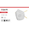 CXS Canis Filtračná polomaska CXS SPIRO FFP1, skladacia ventilom CXS Canis Filtračná polomaska CXS SPIRO FFP1, skladacia ventilom