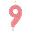 Legami Narodeninová sviečka na tortu Legami Maxi Cake Candle - Maxi Candle - Pink - 9 Legami Narodeninová sviečka na tortu Legami Maxi Cake Candle - Maxi Candle - Pink - 9