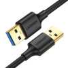 UGREEN Kábel USB-A na USB-A 1 m čierny (10370) UGREEN Kábel USB-A na USB-A 1 m čierny (10370)