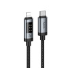 Kábel Data Cable With Digital Display USB C to Lightning Hoco Pd 27W 1,2 M U148 Black Kábel Data Cable With Digital Display USB C to Lightning Hoco Pd 27W 1,2 M U148 Black