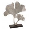 Dekorácia na podstavci Ginko, strieborná, 23,4x5x26,8cm (DOPREDAJ)|Ego Dekor Dekorácia na podstavci Ginko, strieborná, 23,4x5x26,8cm (DOPREDAJ)|Ego Dekor