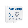 Paměťová karta Samsung EVO Plus micro SDXC, 512GB, UHS-I U3, Class 10 + Adaptér Paměťová karta Samsung EVO Plus micro SDXC, 512GB, UHS-I U3, Class 10 + Adaptér