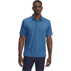 Under Armour Printed Short-Sleeve Performance Polo Shirt Blue L Under Armour Printed Short-Sleeve Performance Polo Shirt Blue L